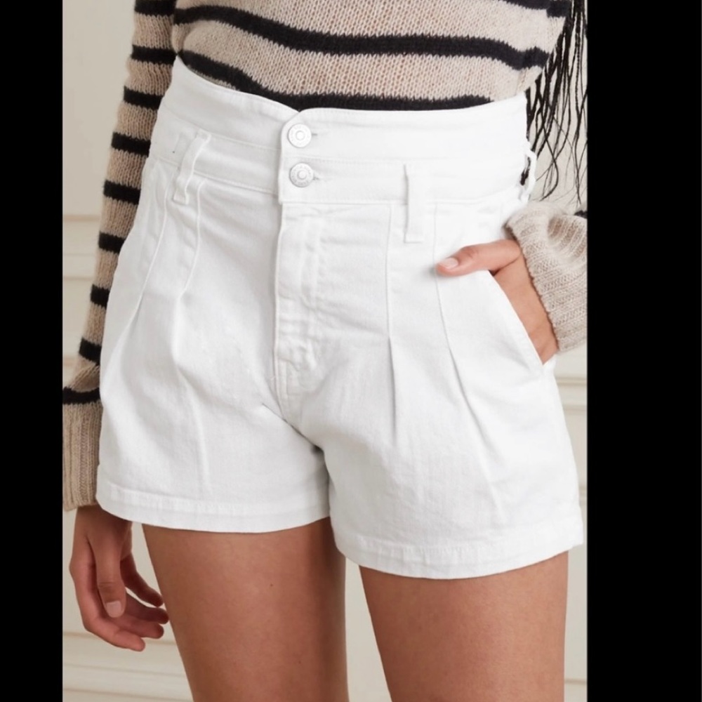 Veronica Beard Jeans white denim shorts!